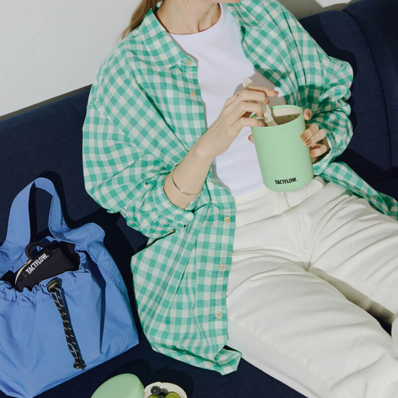 Cốc đựng đồ ăn nhẹ TACTFLOW &ndash; 600ml &ndash; Xanh mint &ndash; TFK452MIT, , large image number null